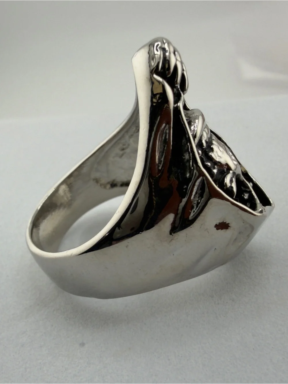 The Shadow Reaper Skull Ring Stainless Steel Size 9-1/2 NEW!